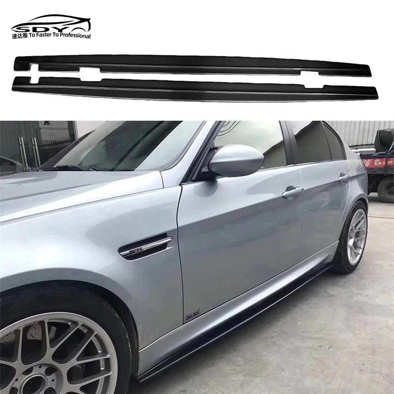 

E90 M3 Side Skirts Auto Parts Carbon Fiber Side Skirts Side Lip For BMW 3 Series E90 M3