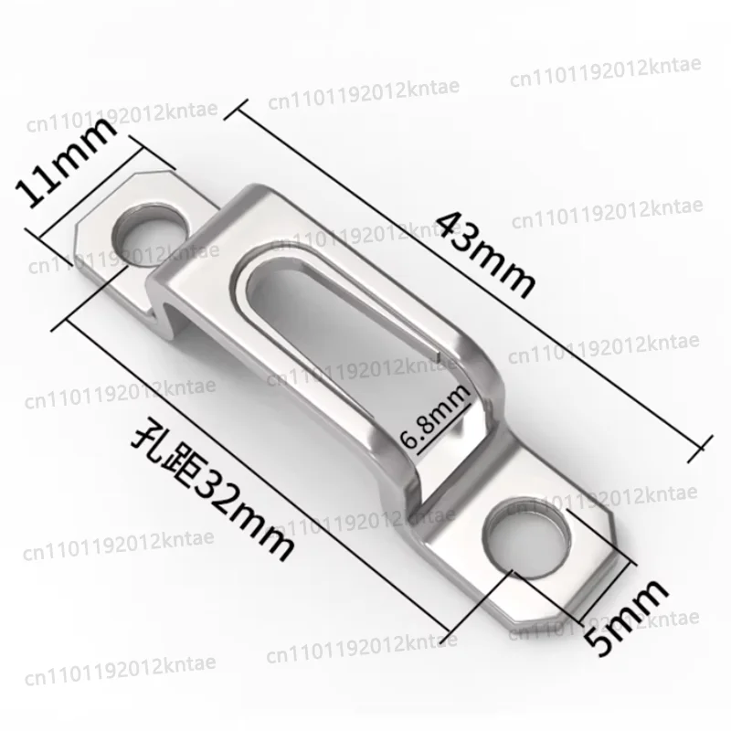 2-in-1 connector, semi-through stainless steel concealed fastener, woodworking wood panel wardrobe cabinet furniture