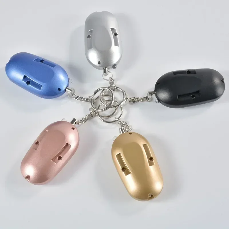 Mini Self Defense Electronic Device with LED Lights for Women Girls Kids 130 DB Personal Security Alarm Keychain