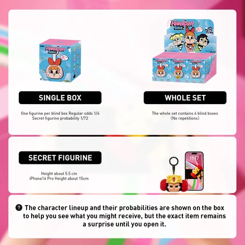 POP MART Crybaby Виниловая фигурка Powerpuff Girls — изображение товара
