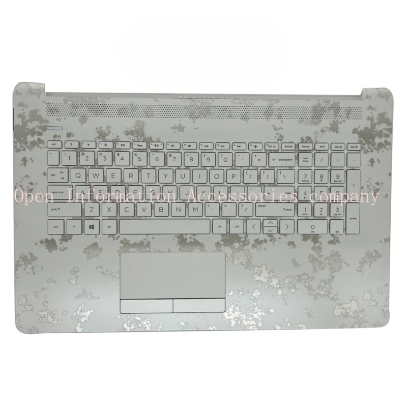 New For HP 17-BY 17-CA Palmrest Backlit Keyboard Touchpad L28091-001 White