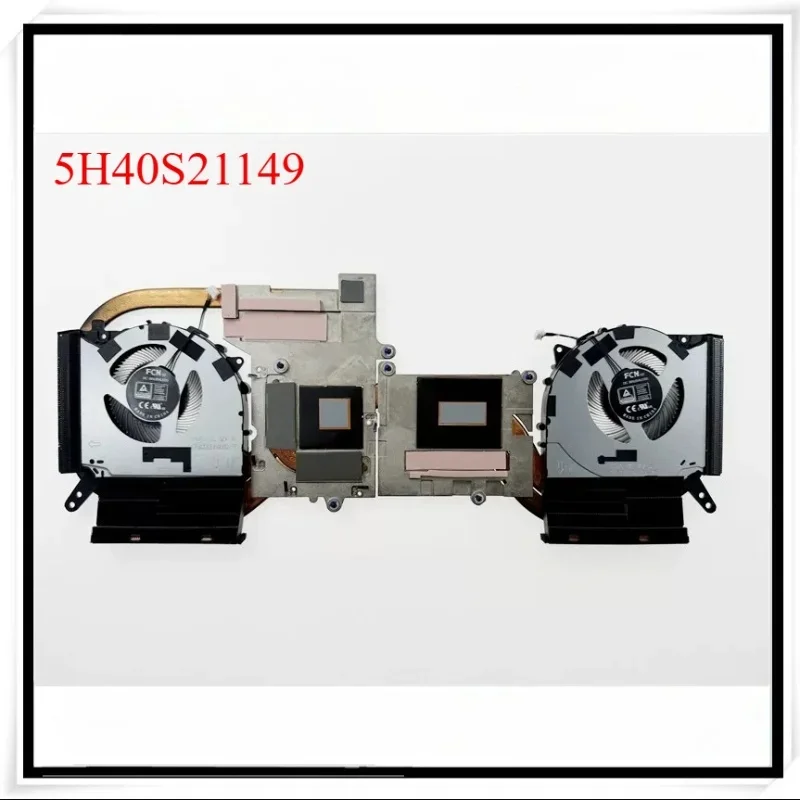 SS New Laptop CPU+GPU Radiator with fan set for  Lenovo Legion 5 15IRX9 fan 4060 cooler module 5H40S21149 FSAQ FSAN DC12V 1A