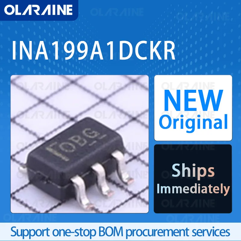10/50/100Pcs INA199A1DCKR SC70-6 original ic chip Current sensitive amplifier RoHS 1 Channel GBP-80 kHz Ib - 28 uA Vos -5 uV