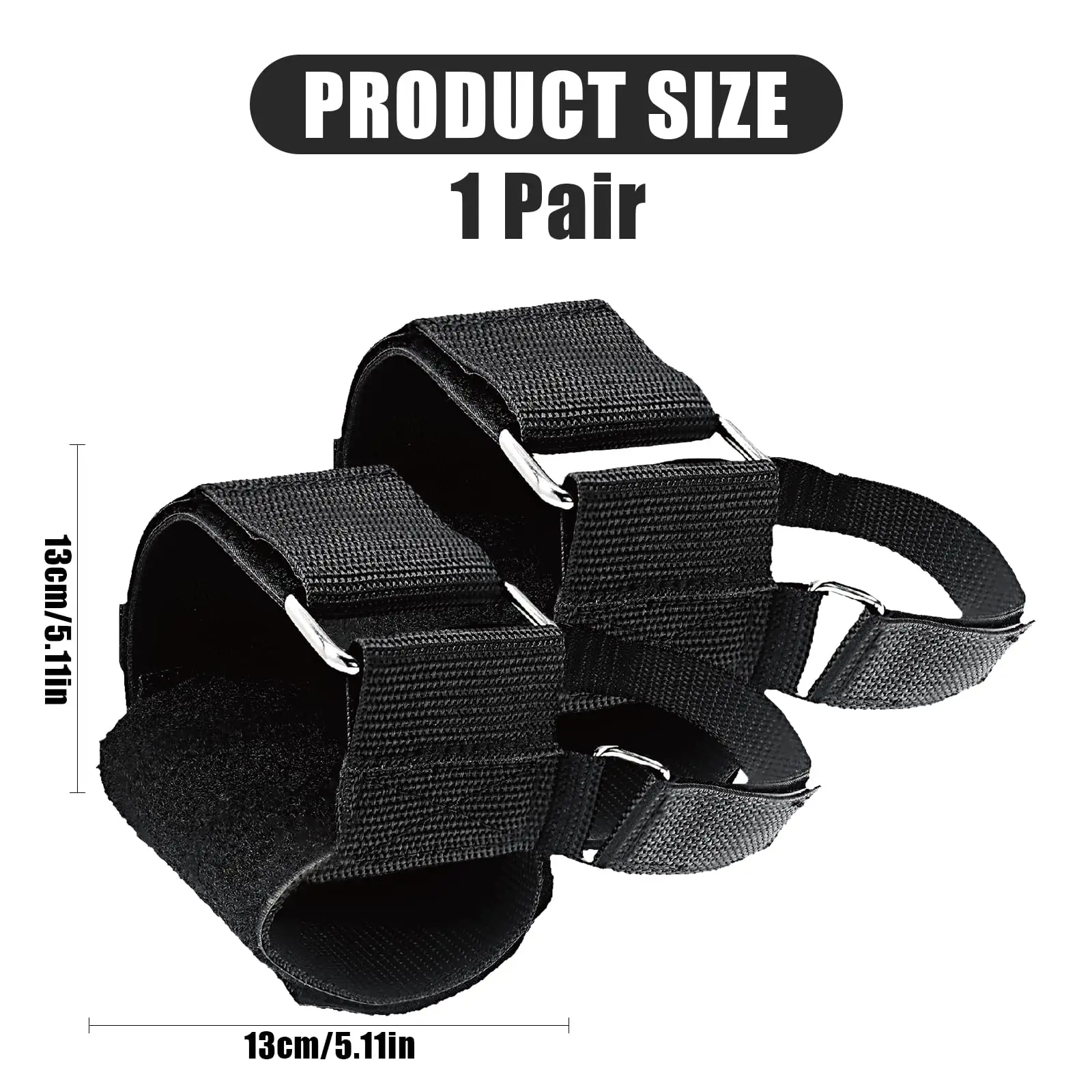 1/2pcs Tibialis Trainer Dumbbell Foot Strap Adjustable Ankle Weights Strap Leg Muscles Strength Training Workout