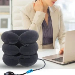 1PC Neck Support Cushion Inflatable Air Cervical Neck Traction Device Body Relaxing Tractor Support Massage NECK Pillow