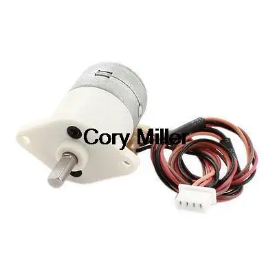 DC 3V 0.5mA 15mm High Torque Stepping Motor Silver Tone for Toy Car Model