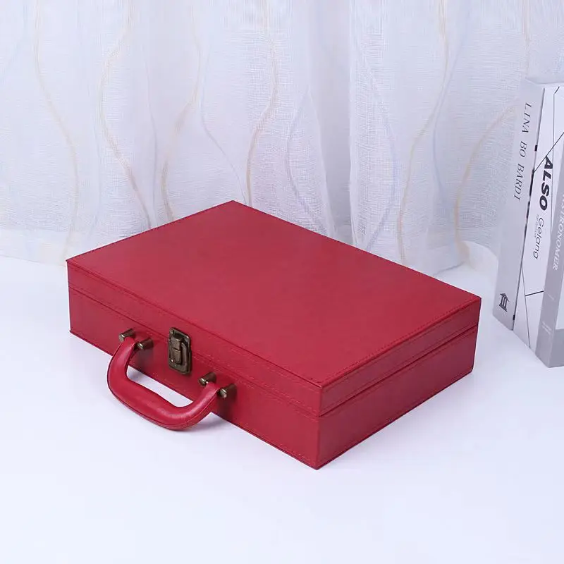 

Film Television Script Case Archive Materials Book Storage Gift Box Magazine Leather Office Home Organizer