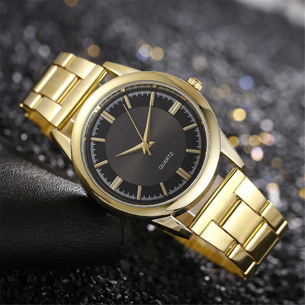 New Fashion Round Quartz Fashion Dial Casual Watch Stainless Strap Fashionable Clock Wristwatch For Men Relojes