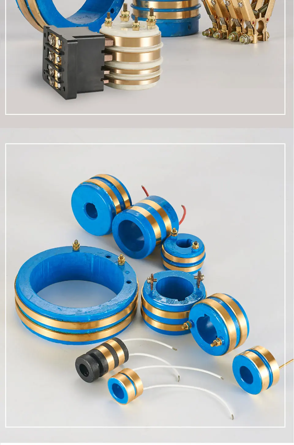 33A 70mm OD Traditioneller Schleifring und Kohlebürstenhalter-Set 8,5mm Ringbreite Leitfähiger Drehring für Geräte Jumpasit – Detail 8