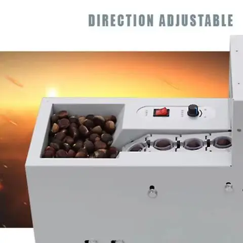 

Professional Chestnut Shell Opening Machine Single Chain Link Nuts Cutting Machine