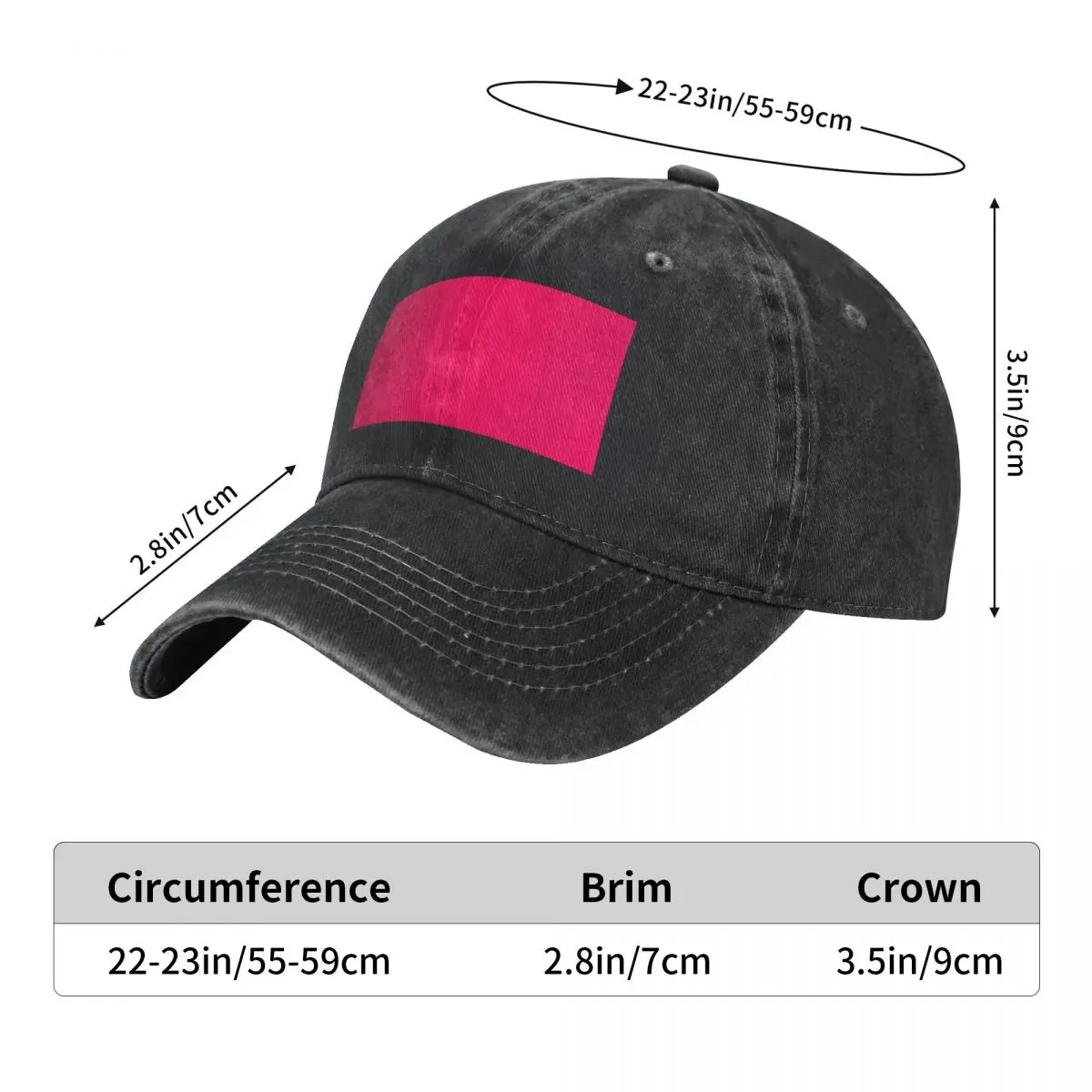 Plain Pink Baseball Cap Sunhat beach hat Male hat Beach Outing Caps Male Women's