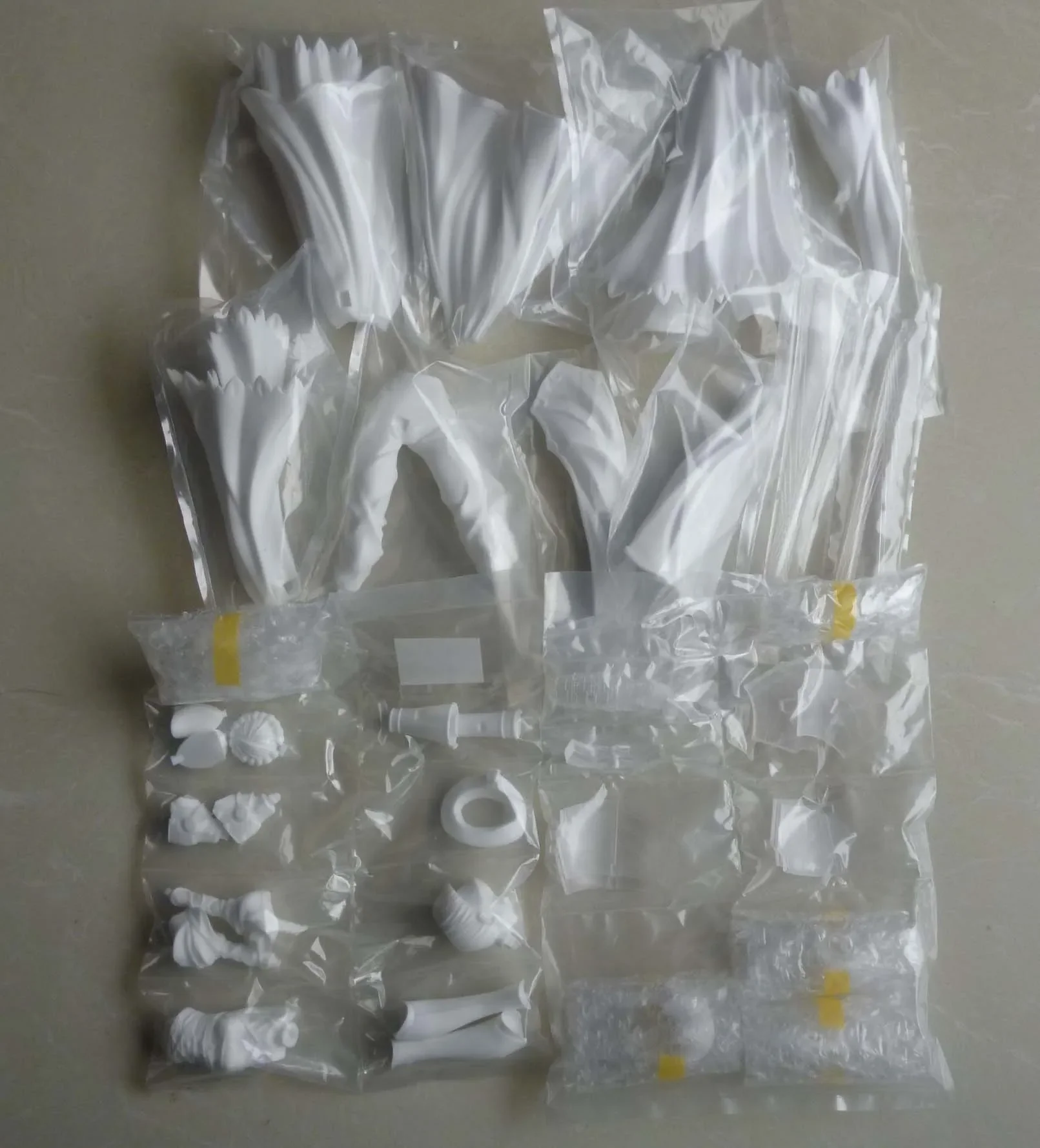 

25CM Anime Fate/stay night blue saber Kit kawaii Resin GK DIY White Assembly GK Model Statue Toys doll Collection Gifts