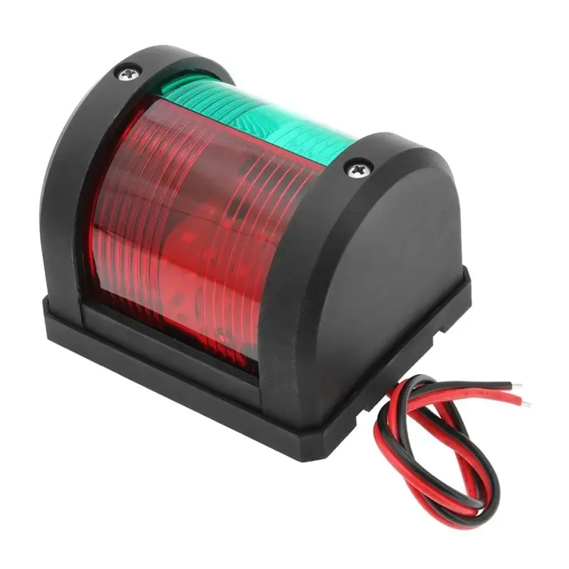 NEW HOT In Stock-Bi-Color 360 Degree Marine Navigation Light 12V For Boats& Yachts, Waterproof Design
