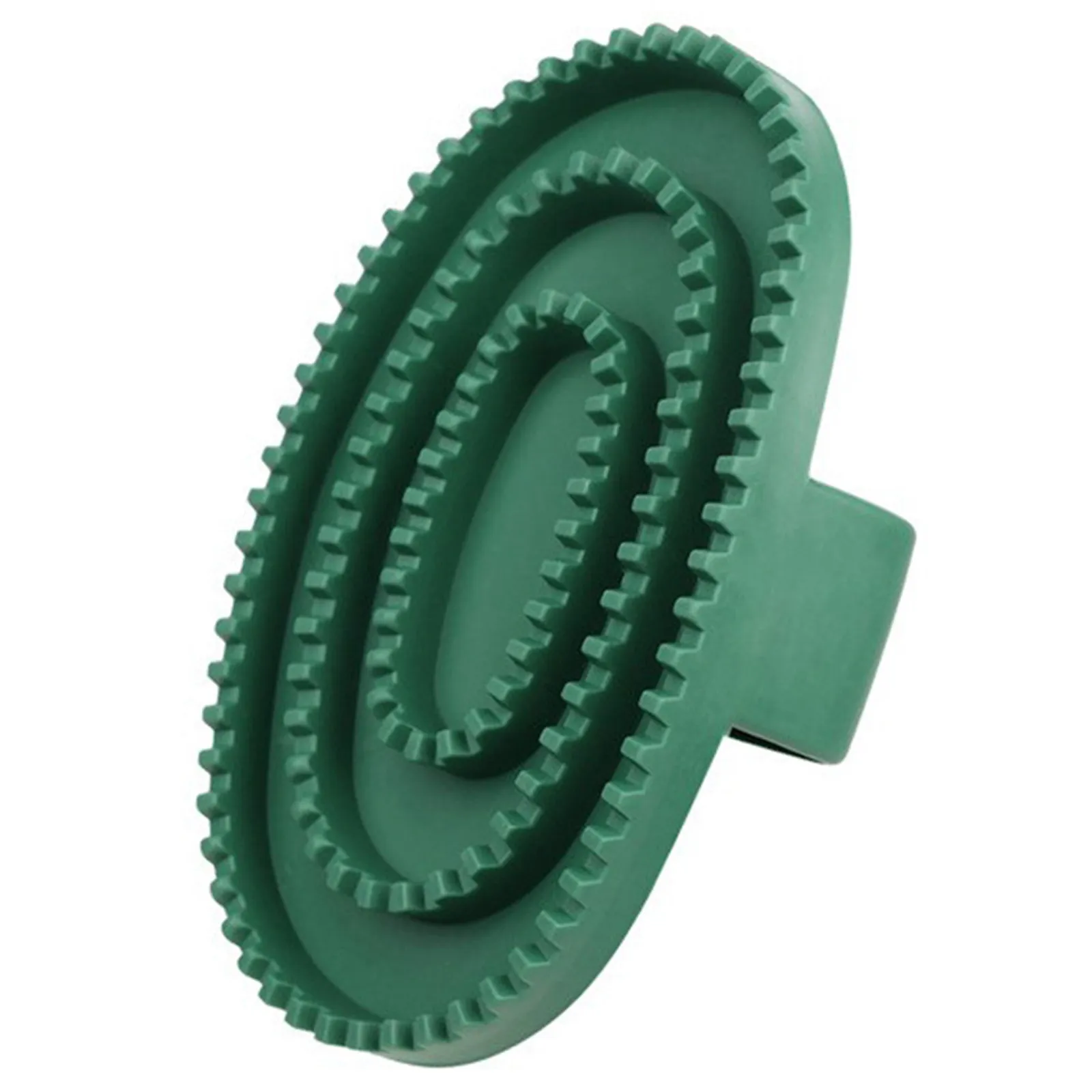Horse Curry Comb Loop Handle Rubber Massage Brush Horse Shedding Mud Removal Pet Shower Brush Pet Shower Curry Comb