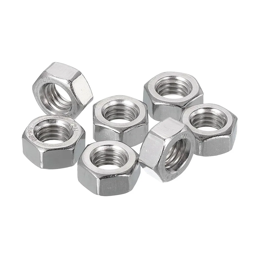 A4-80 Coarse Thread Hexagon Nuts Metric Hex Nuts DIN934 M3 M4 M5 M6 M8 M10 M10 316 Stainless Steel Standard Nuts for Screw Bolts