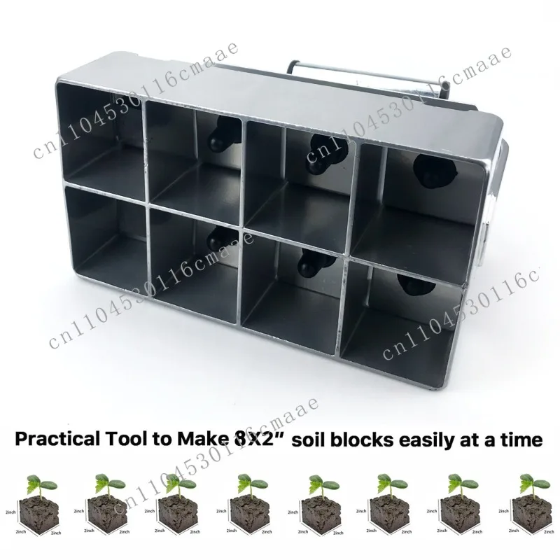 Clod Maker, Manual Double Row Soil Blocker Garden Tools Garden Seeding Tools