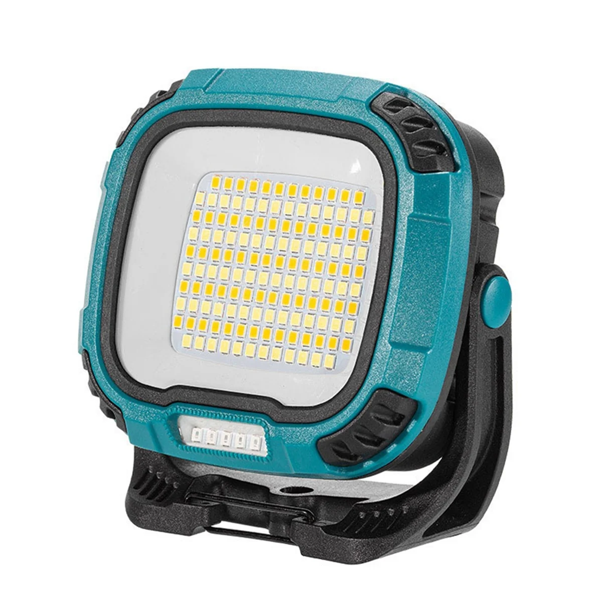 HHTL Portable LED Spotlight Lantern Strong Light Flashlight Outdoor Camping Fishing Emergency Rechargeable Magnetic WorkLamp