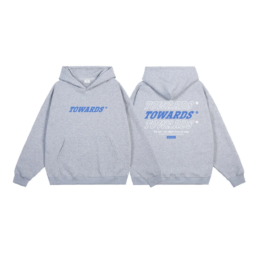 Hip-hop letter logo graphic hoodie Pure Cotton Spring And Autumn Luxury Niche Brand Fashion Men's And Women's Y2K Hoodie