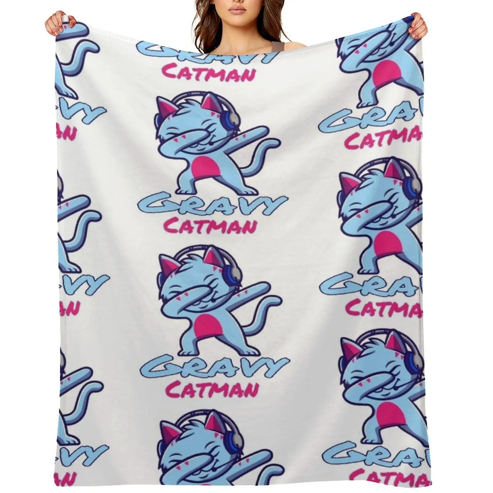 

Gravycatman gamer Throw Blanket heavy to sleep Summer Beddings Bed covers Blankets For Bed Blankets