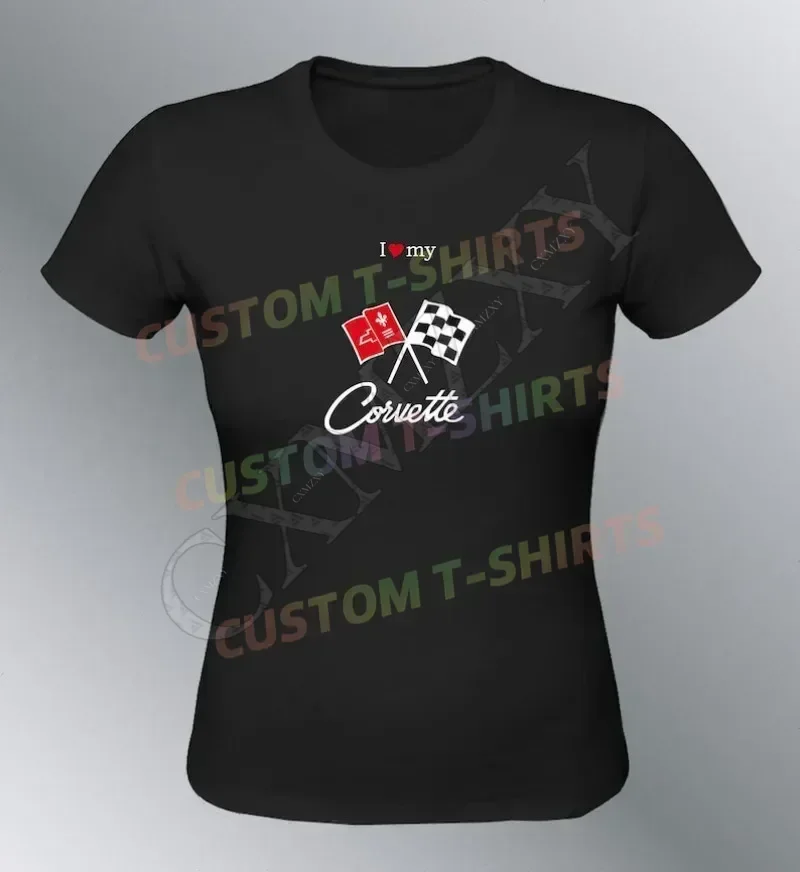 

Corvette C3 C4 muscle car women's T-shirt