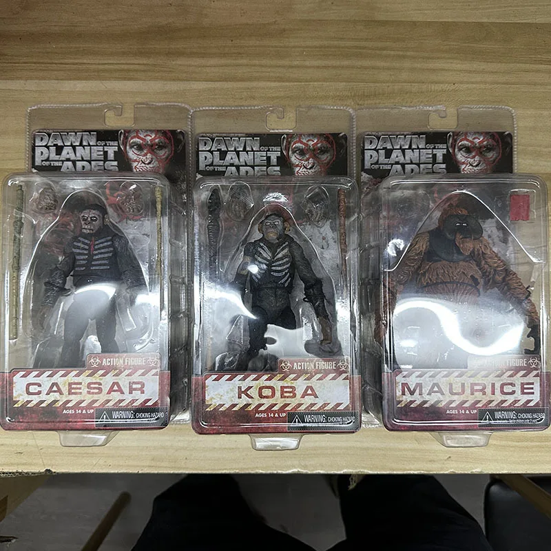 NECA Rise Of The Planet Of The Apes 16 см Фигурка Цезаря Коба Моріса Периферия из фильма Экшн-модель Кукла Настольные украшения Подарки