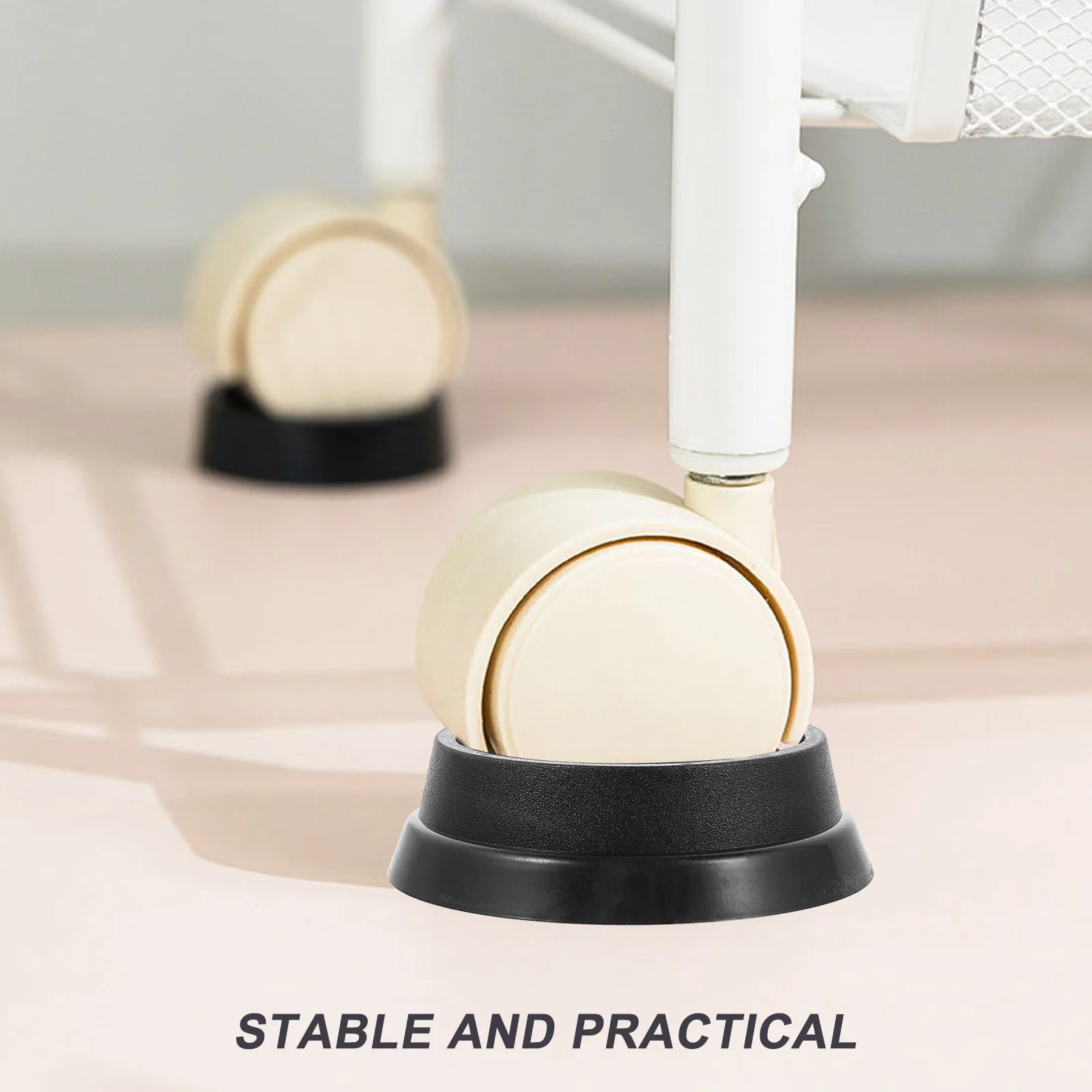 

4pcs Non-Slip Caster Caps Chair Covers For Floors Wear-Resistant Rubber Furniture Leg Protectors Floor Protectors Household