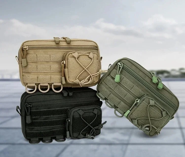 For Climbing Camping Tool Pouch Men's Multifunctional Waist Belt Bag Fanny Pack with Molle Accessories Mobile Gear Hip Bag