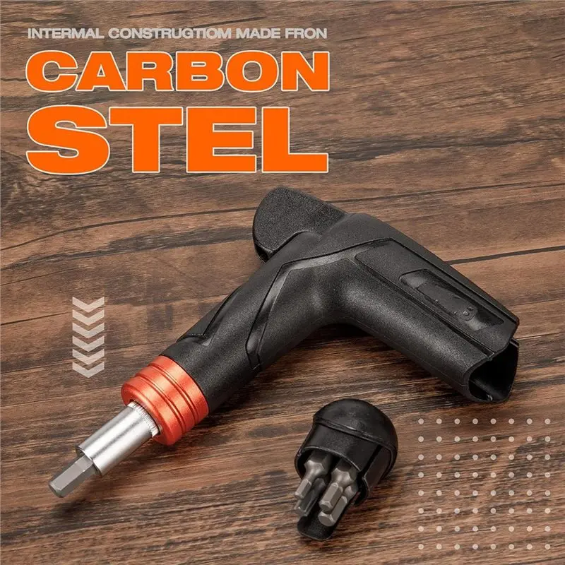 ABKJ-Wrench T Torque Adjustable-4, 5, 6 NM 3, 4, 5, 6Mm Hex/T 25 Tool-Bits-1/4 Inch Hex Driver