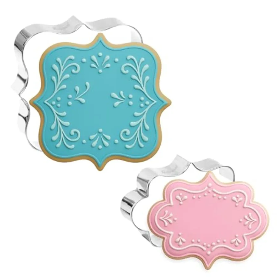 

Ножи для налета из нержавеющей стали, формы рамы, ножи для выпечки, набор из 2 шт.