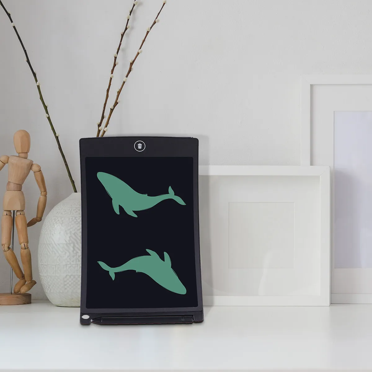 8.5 Inch LCD Writing Tablet Electronic Hand Draft Board Portable Sketch Pad for Drawing Memo Message to-Do List Low Power