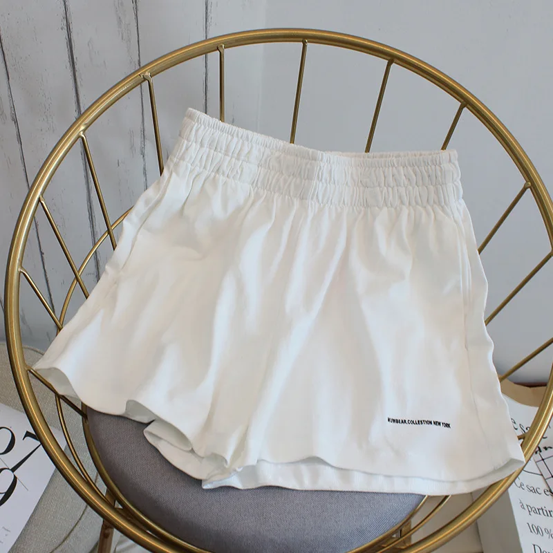 Neue Damen Sommer Casual Sport-Shorts Hochgeschnittene Schlankmachende Hot Pants für Studentinnen Strand-Shorts Damen Freizeithosen – Detail 6