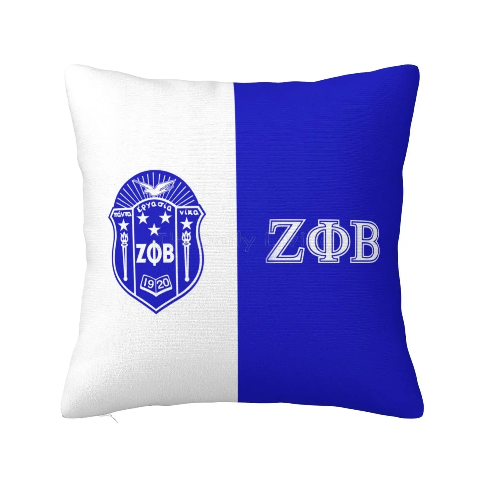 Zeta Phi Beta Print Pillow Cover Cushion Cover 45x45cm Home Office Car Decor Square Pillow Case Throw Pillowcase Drop Shipping
