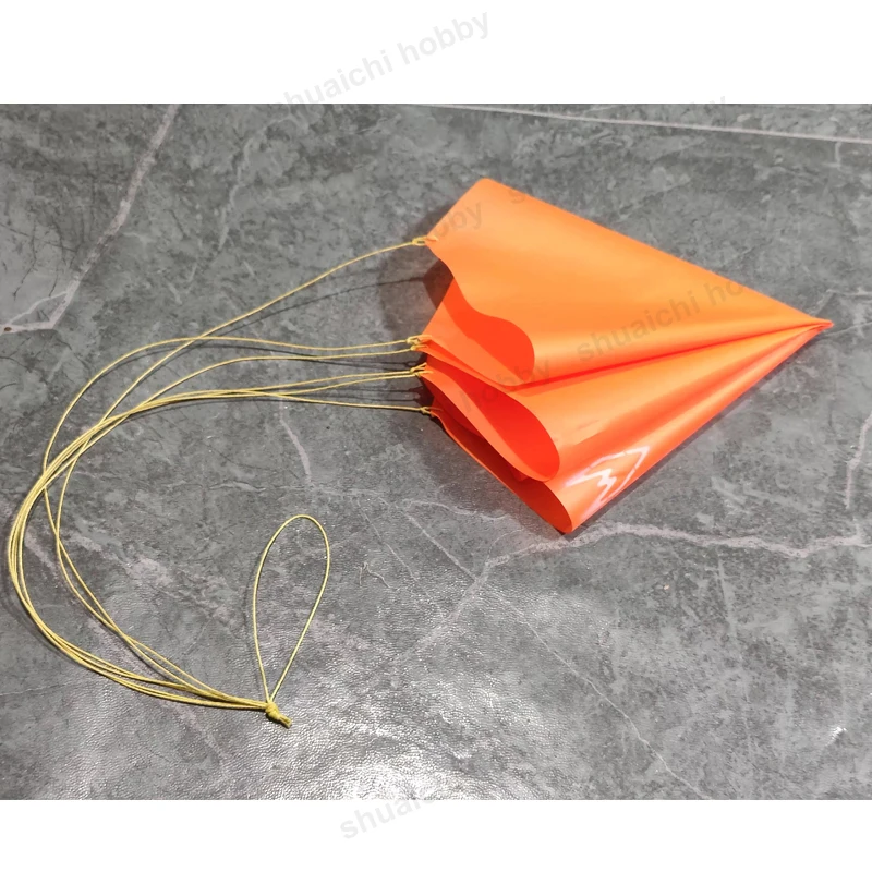 1PCS Outer Dia 45cm/50cm Model Rocket Parachute Regular Hexagon Paraglider Flying Props Load Capacity 2kg for DIY Enthusiasts