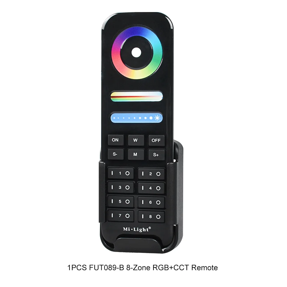 Miboxer Black RGB CCT/RGBW/Single Color Touch Dimming Remote Controller Fo LED Lamp Contoller FUT087 FUT089 FUT096 FUT092