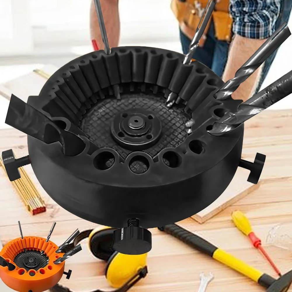 Durable ABS Drill Bit Sharpener Portable Black Drill Bit Grinding Attachment Power Drill Bit Grinder Repair