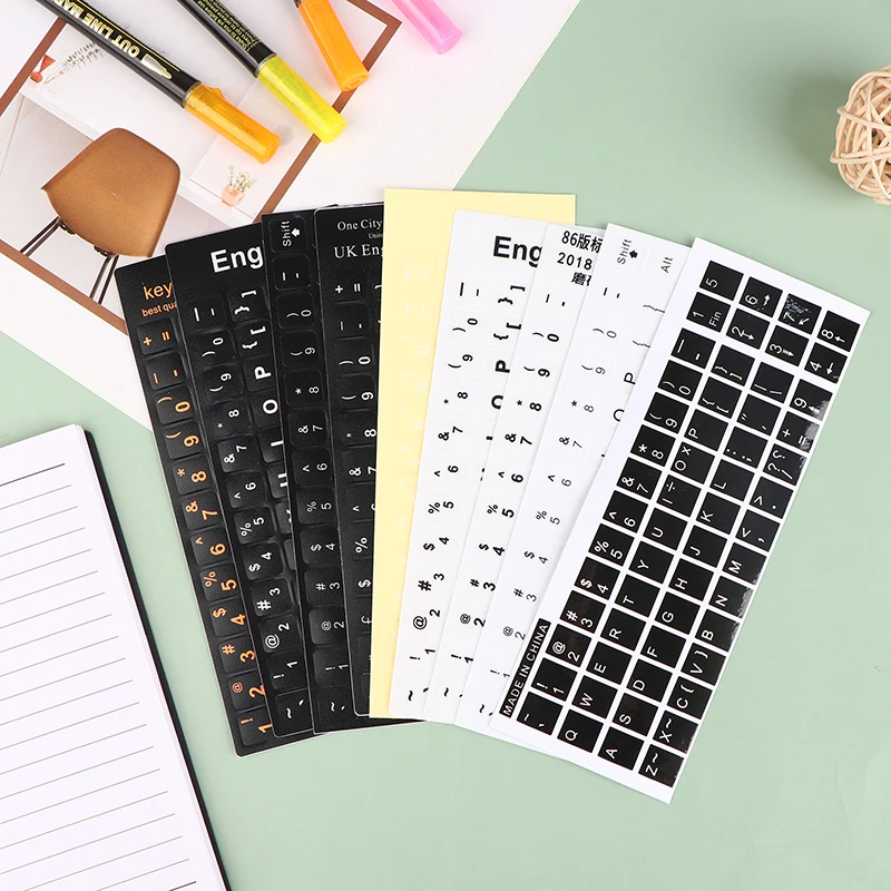 PC Desktop Keyboard Matte Sticker Correction Key Change Stickers Full Keyboard Waterproof Keyboard Protector Stickers