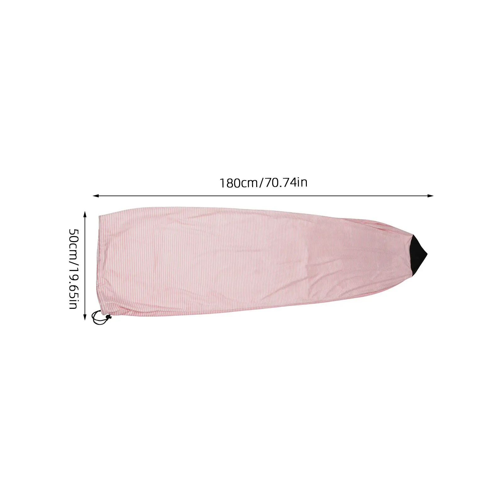 حقيبة تخزين لوح ركوب الأمواج باللون الوردي والأبيض مناسبة عالميًا لحماية خفيفة الوزن برباط قابل للتعديل #2