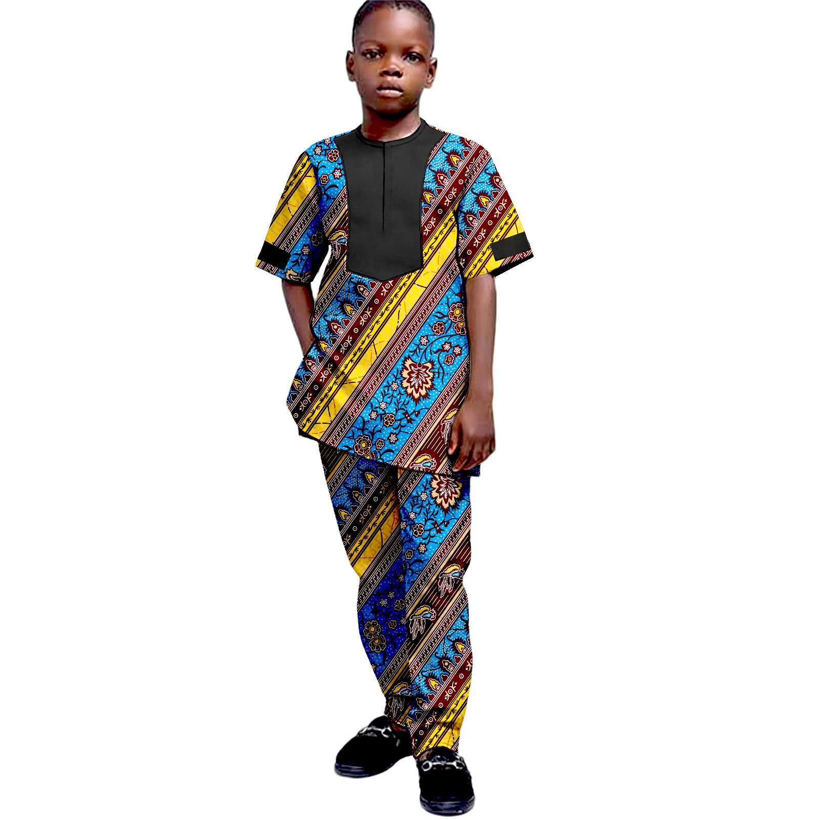 african-attire-for-boy-dashiki-kids-suits-ankara-outfits-nigerian-clothes-shirt-and-pants