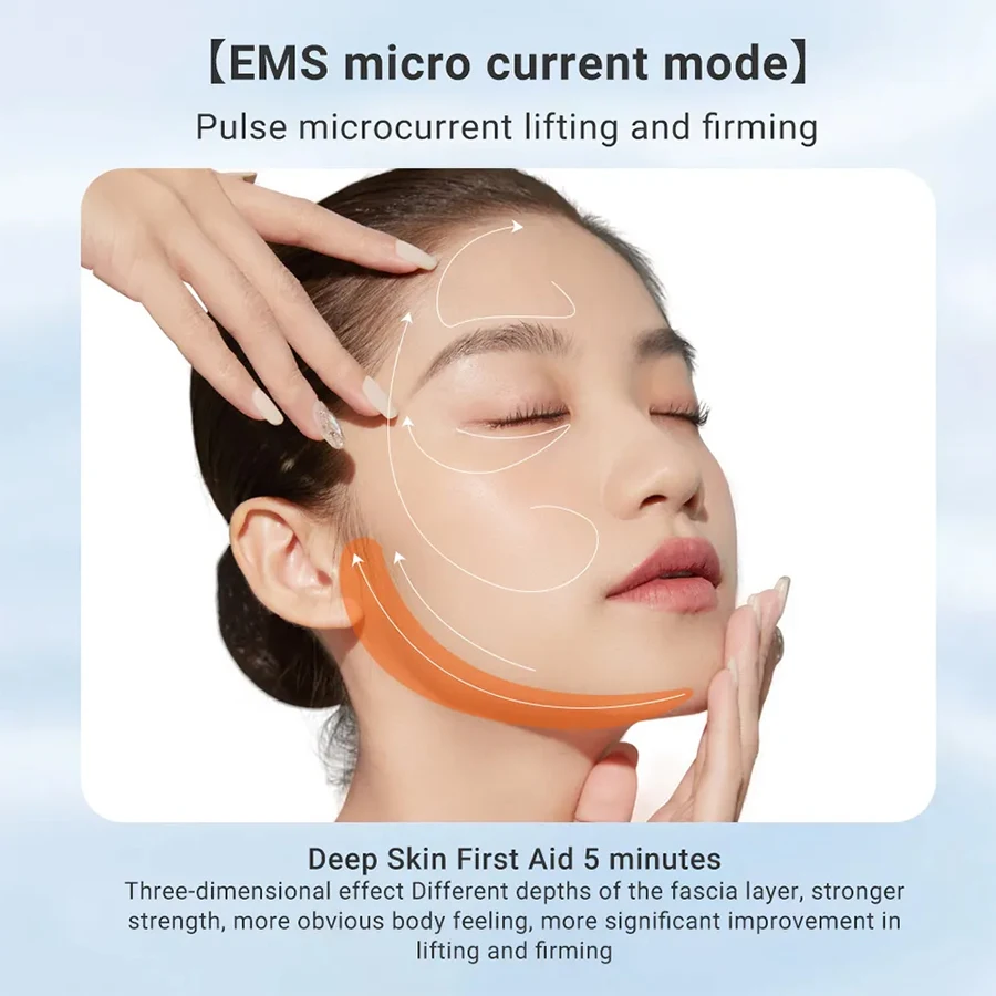 Dispositivo de estiramiento de la piel antienvejecimiento, máquina de belleza para estiramiento Facial, tratamiento de rejuvenecimiento, herramienta de cuidado Facial para uso doméstico