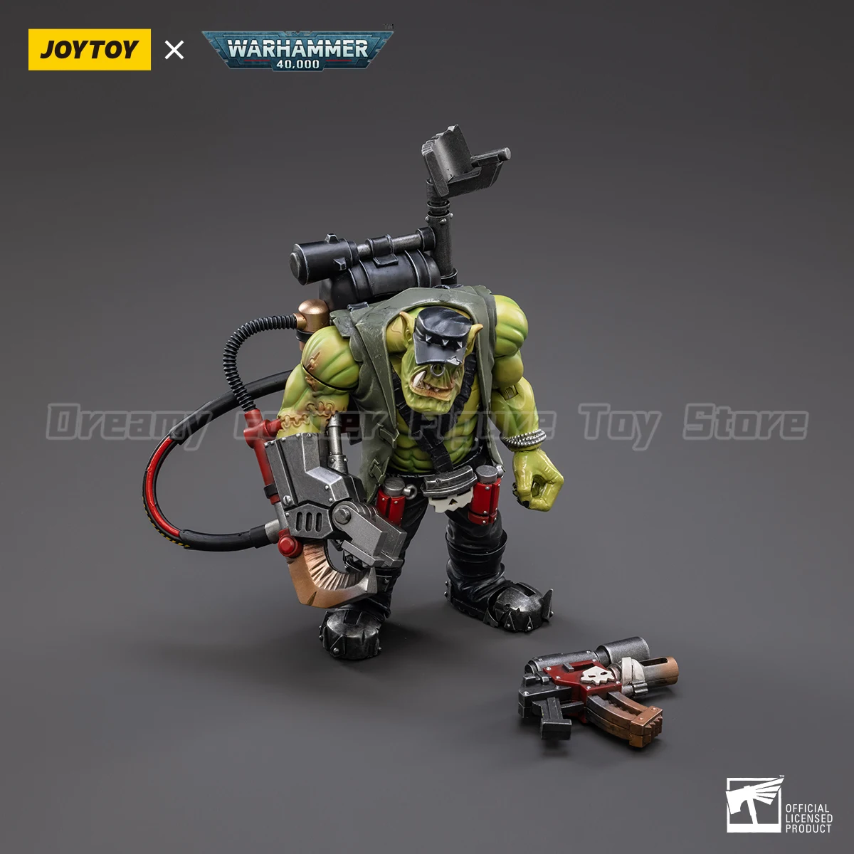 

【24 Hours Delivery】Original JOYTOY Warhammer 40K Ork Kommandos Nob Nazbog 1/18 Action Figure