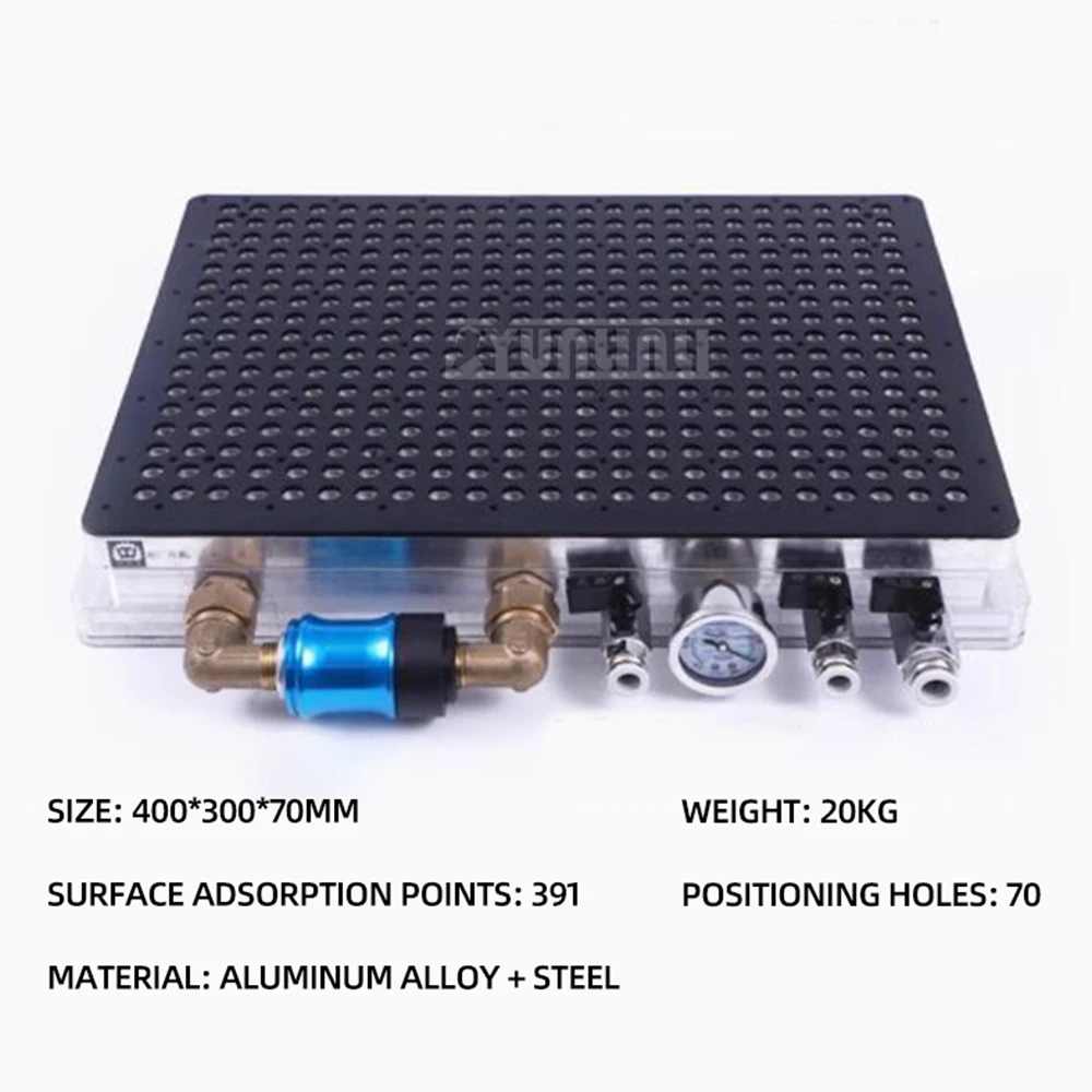 Porous Vacuum Suction Cup Super Adsorption No Sealing Strip CNC Integrated Milling Machine Grinder Suction Cup T style 400*300