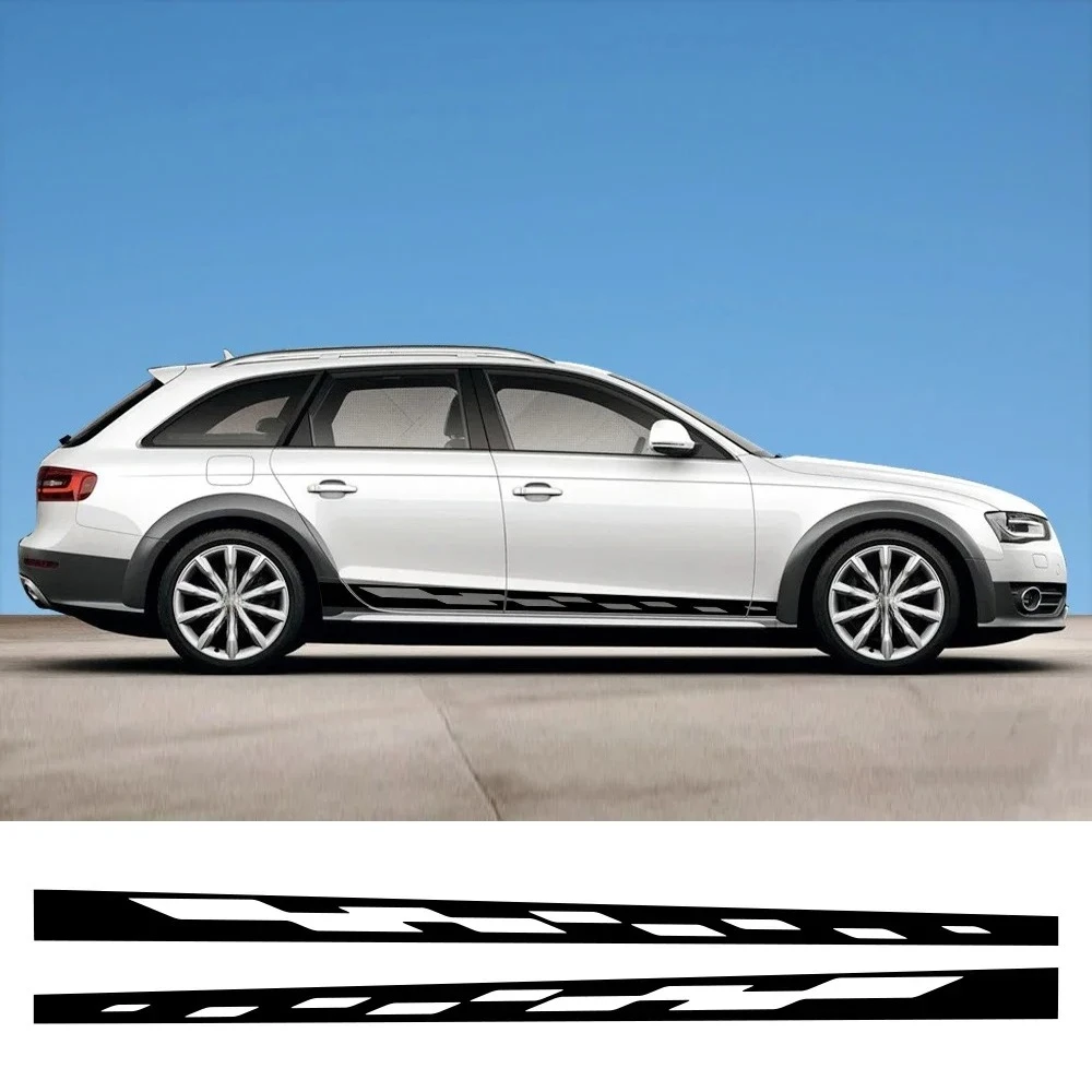 

Для Audi A4 B8 B9 B7 8W 8K 8E Avant Quattro Allroad TFSI B6 B5 Typ8D: наклейка на дверь автомобиля, виниловая наклейка на порог, аксессуары для тюнинга