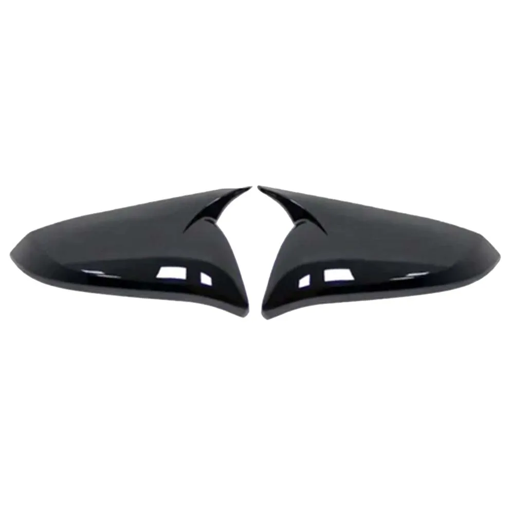 

Car Upgrade Carbon Fiber Black Door Mirror Cover For Toyota RAV4 2013 2014 2015 2016 2017 2018 2019 Car Rearview Accessories