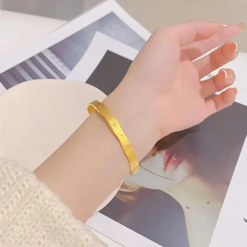 

Shayoung Style Bamboo Joint Bracelet for Women, Simple and Fresh Open Design, Creative Valentine's Day Gift Jewelry