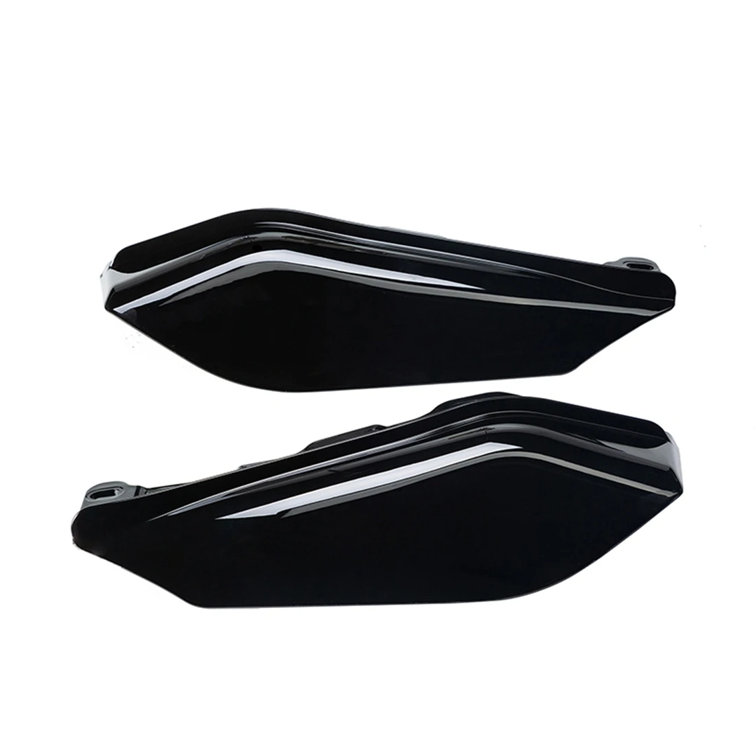 #92F (Bright Black)Motorcycle Gloss Black Mid-Frame Air Deflector Heat Shield,Automotive Parts & Accessories
