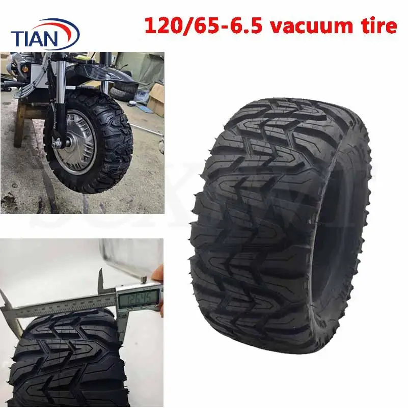 

120/65-6.5 TUOVT Off road Vacuum Tire Electric Scooter Modified Beach Bike Kart Tire Replacement Parts