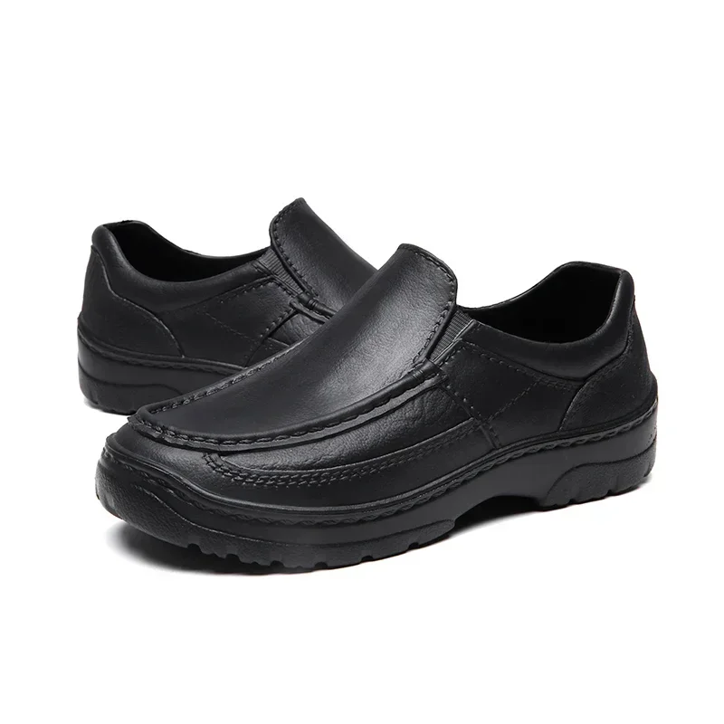 Men Chef Shoes Waterproof Oil-proof Anti Slip Fashion EVA Casual Shoes Comfortable Men Loafers Lightweight Slip on Driving Shoes