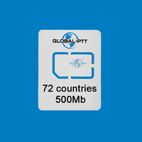 72 countries global-ptt Sim card 4g Europe America Africa Asia Australia internet telecom mobile internet chip POC walkie talkie