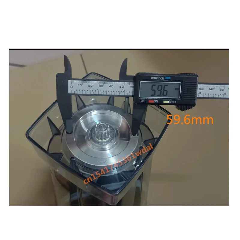 2L Square Container Jar Jug Pitcher Cup bottom with serrated smoothies blades lid for commercial Blender spare parts