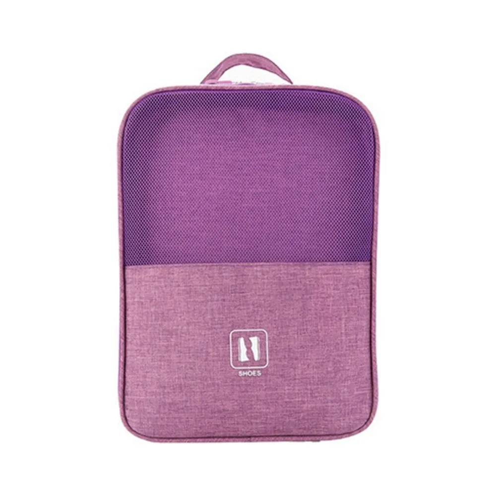 

Double Layer Shoes Storage Bag Breathable Mesh with Pocket Travel Shoe Bag Space-saving Hanging Shoes Packaging Pouch Luggage